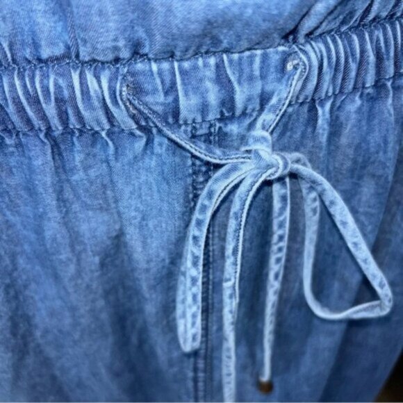 MPH Collection Denim Dress Womens M Coastal Cowgirl Western Ranch Barn Dance - Picture 6 of 11